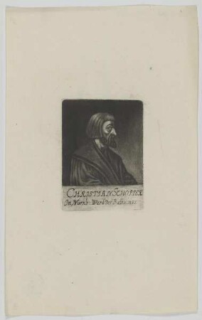 Bildnis des Christian Schopper