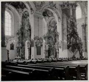 Ottobeuren, Benediktinerkloster, Blick in eine Seitenkapelle