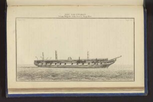 THE DAUNTLESS, Steam Frigate with Serew Propeller. Plate 45a. Page 360.