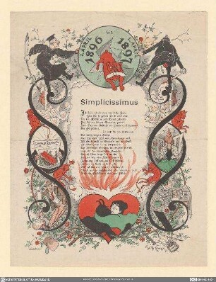 Simplicissimus: 1. April 1896 bis 1. April 1897