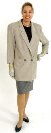 DReiteiliges Ensemble mit Longblazer