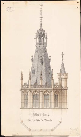 Rathaus, Köln Umbau: Turmansicht