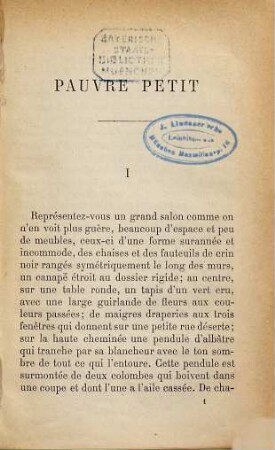 Pauvre Petit : Mme E. de Pressensé