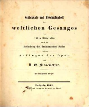 Guido von Arezzo sein Leben und Wirken aus Veranlassung und