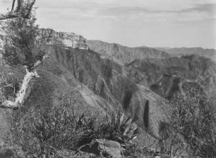 Steilhang : Rand des in Eritrea gelegenen Teils des Hochlands von Abessinien