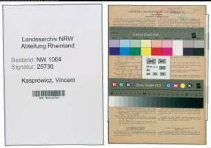 Entnazifizierung Vincent Kasprowicz , geb. 16.10.1898 (Bergmann)