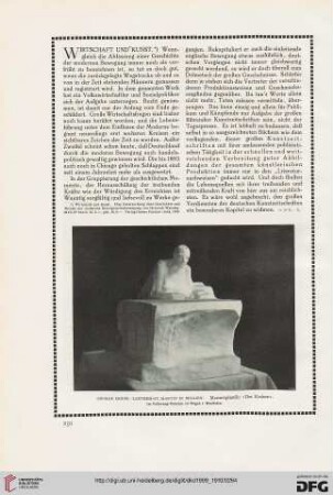 Wirtschaft und "Kunst"
