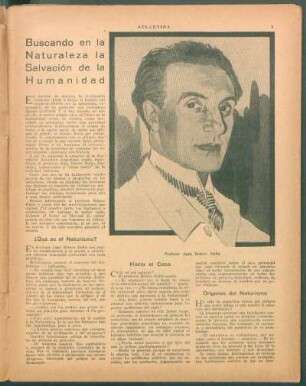 Buscando en la naturaleza la salvación de la humanidad