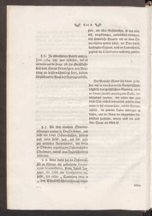 §. 6. In obberührtem Patent vom 25. Junii 1764. ...