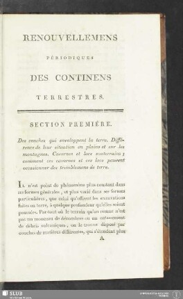 Section Première