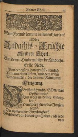 Andrer Theil