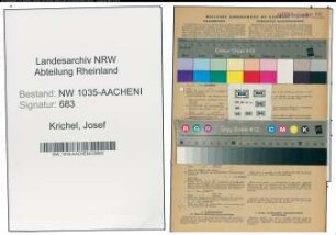 Entnazifizierung Josef Krichel , geb. 12.12.1898 (Bergbauangestellter)