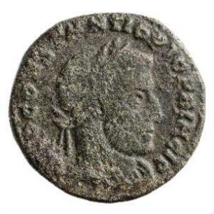 Münze, Follis, Aes 3, 317 - 318 n. Chr.