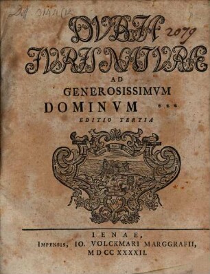 Dubia Iuris Naturae Ad Generosissimum Dominum