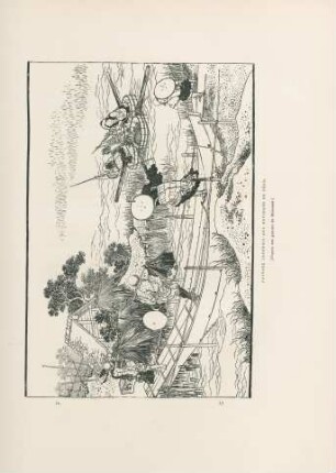 Paysage japonais aux environs de Yédo. (D'Apres une gravure de Hokoussai)