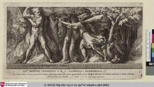 [Perseus zeigt Atlas das Haupt der Medusa; Perseus Changing Atlas into a Mountain with the Head of Medusa]