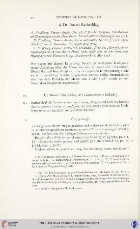 6. Dr. Buceri Rathschlag