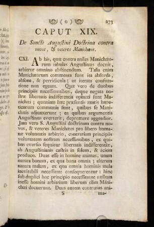 273-298, Caput XIX