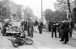 Kehl: Deutsch-französicher Zusammenstoß (Auto - Motorrad); ohne politische Folge