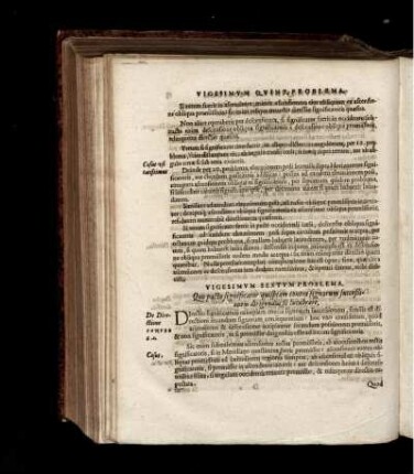 Vigesimum Sextum Problema. Quo pacto significator quisbiam contra signorum succßionem dirigendus sit lucubrare.