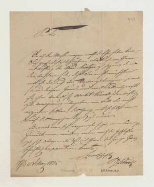 Brief von Paul Joseph Schruck an Joseph Heller