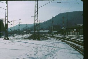 Horb Bahnsteig 2 Gleis 3 Ausfahrsignale Bahnsteig