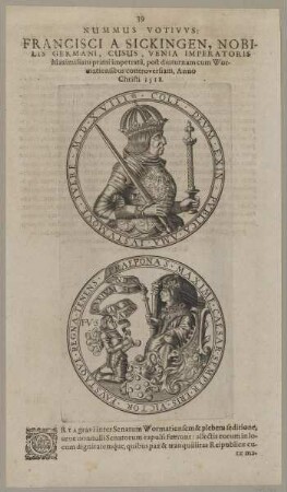 Bildnisse des Maximilian I. und des Franz von Sickingen