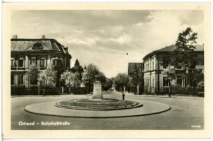 Ortrand. Bahnhofstraße