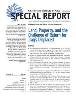 Land, property, and the challenge of return for Iraq's displaced