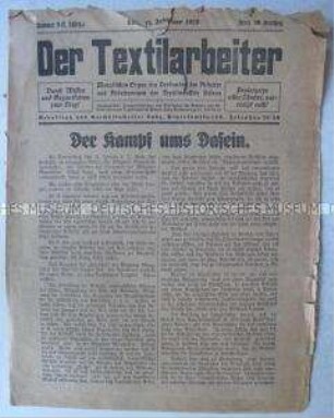 Gewerkschaftliches Mitteilungsblatt für die Textilarbeiter Polens