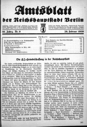 1939,9: Nr. 9, 26. Februar 1939