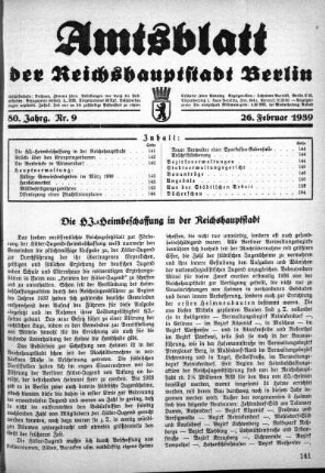 1939,9: Nr. 9, 26. Februar 1939