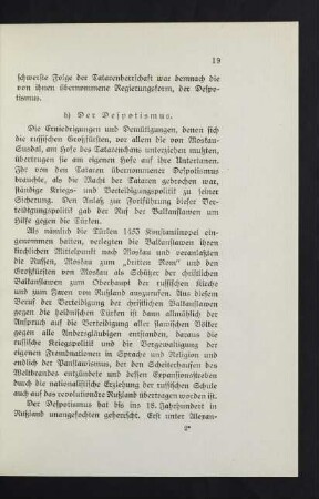 19-21 II. 2. b) Der Depotismus