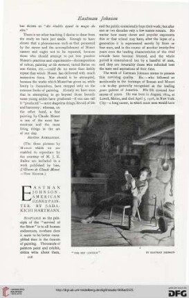 43: Eastman Johnson : American genre painter