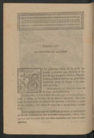Capítulo XIII - La noticia en Madrid