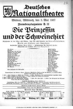 Die Prinzessin und der Schweinehirt