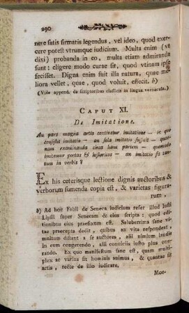 Caput XI. - Caput XVI.