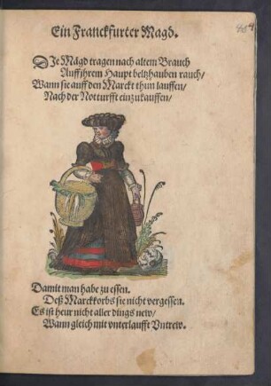 Ein Franckfurter Magd.