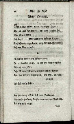 Meine Hofnung