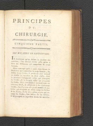 Cinquieme Partie.