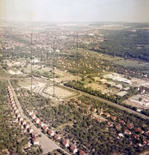 Internationale Gartenbauausstellung in Erfurt : Blickrichtung Osten