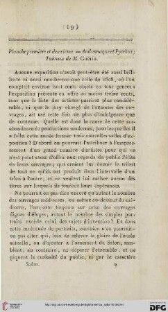 Planche première et deuxième - Planche soixante-douzième et dernière