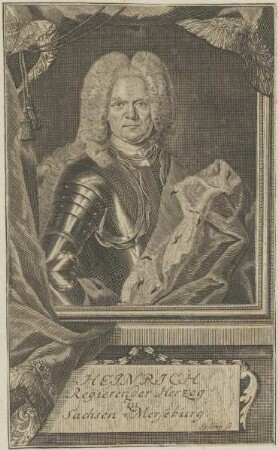 Bildnis von Heinrich zu Sachsen-Merseburg