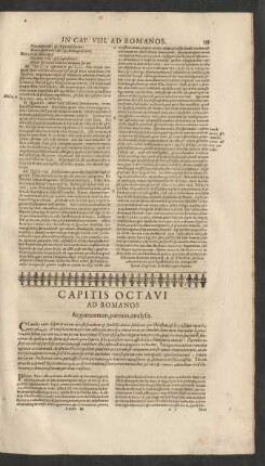 Capitis Octavi Ad Romanos