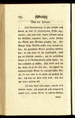 Von der Heilart.