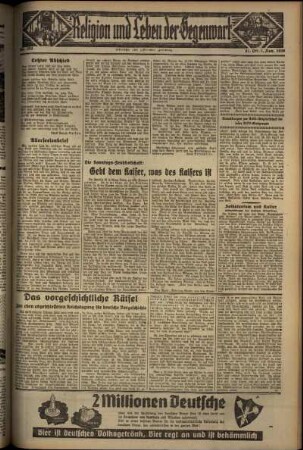 Vierte Ausgabe vom Samstag, den 31. Oktober 1936.