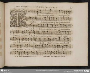 XVIII. Te decet hymnus Deus in Sion