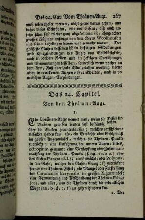 Das 24. Capitel. Von dem Thränen-Auge.