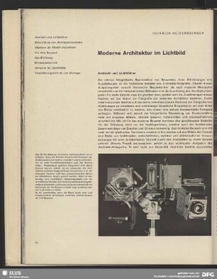 Moderne Architektur im Lichtbild