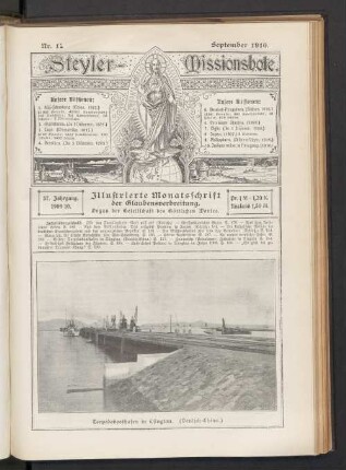 Nr. 12. September 1910. 37. Jahrgang.